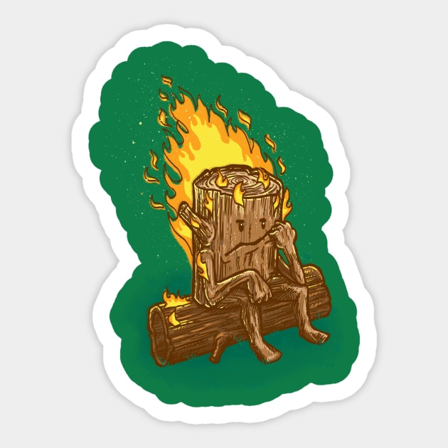 The Bad Day Log Sticker by nickv47